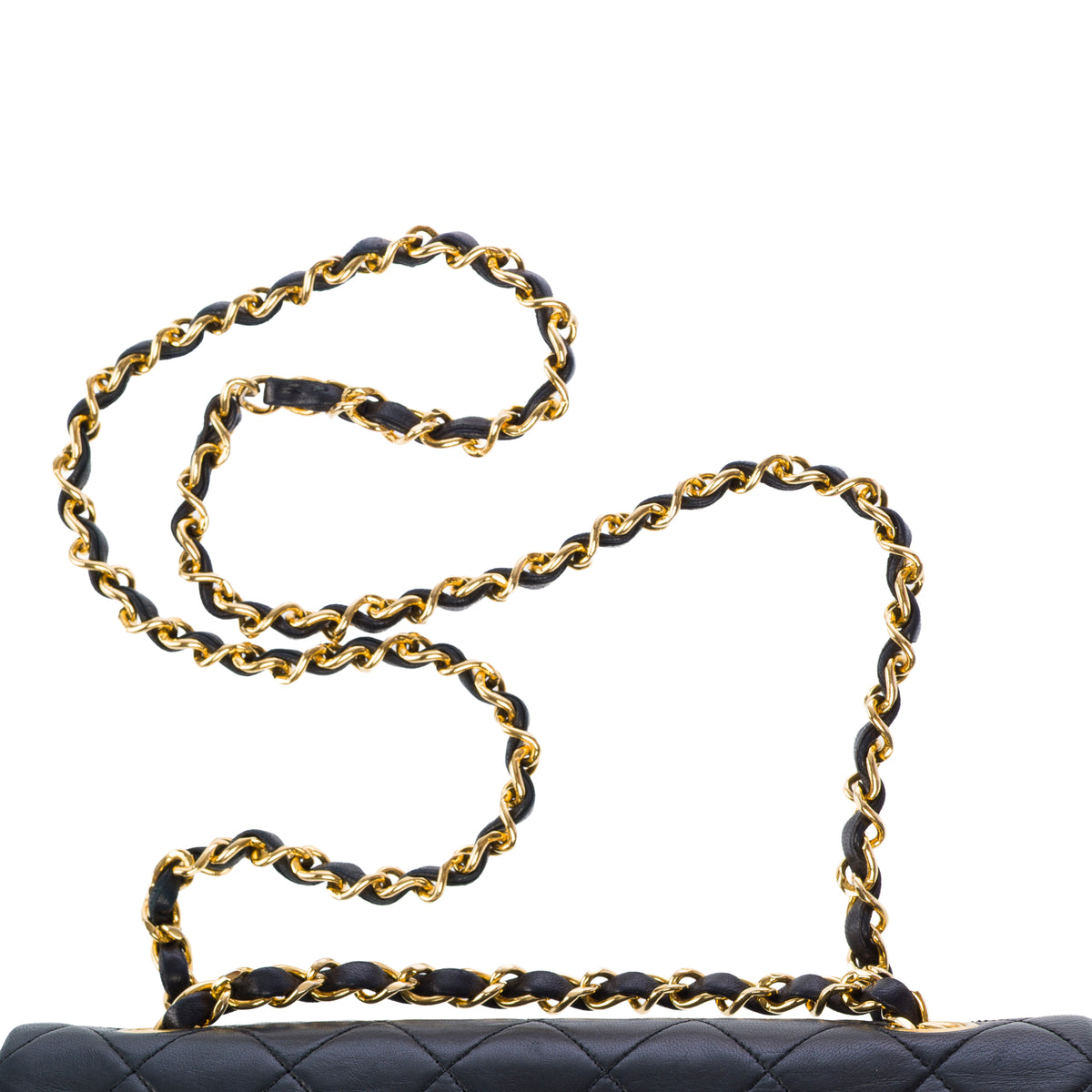 Sac CHANEL Timeless/Classique en Cuir Noir - 104059
