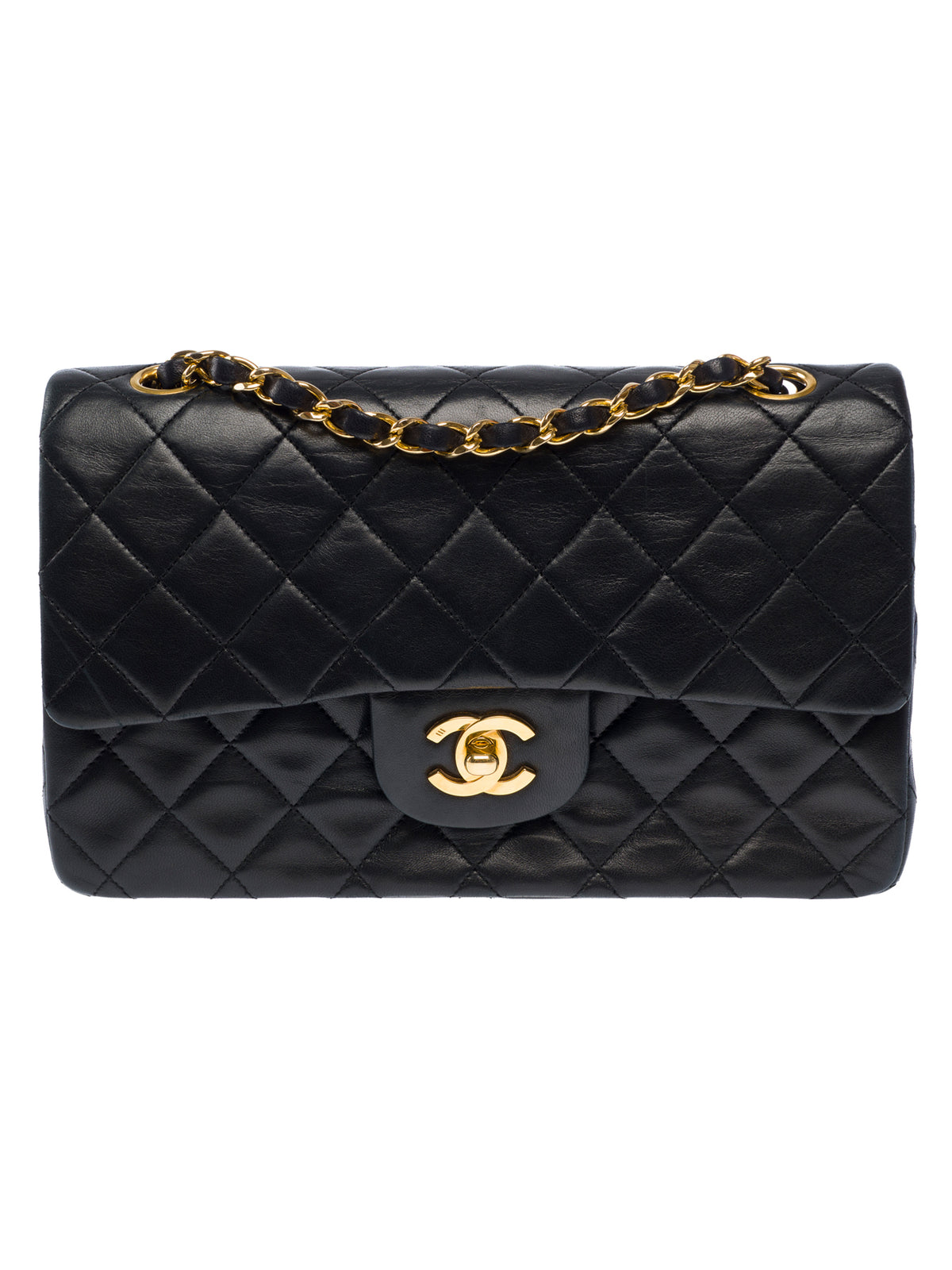 Sac CHANEL Timeless/Classique en Cuir Noir - 104059