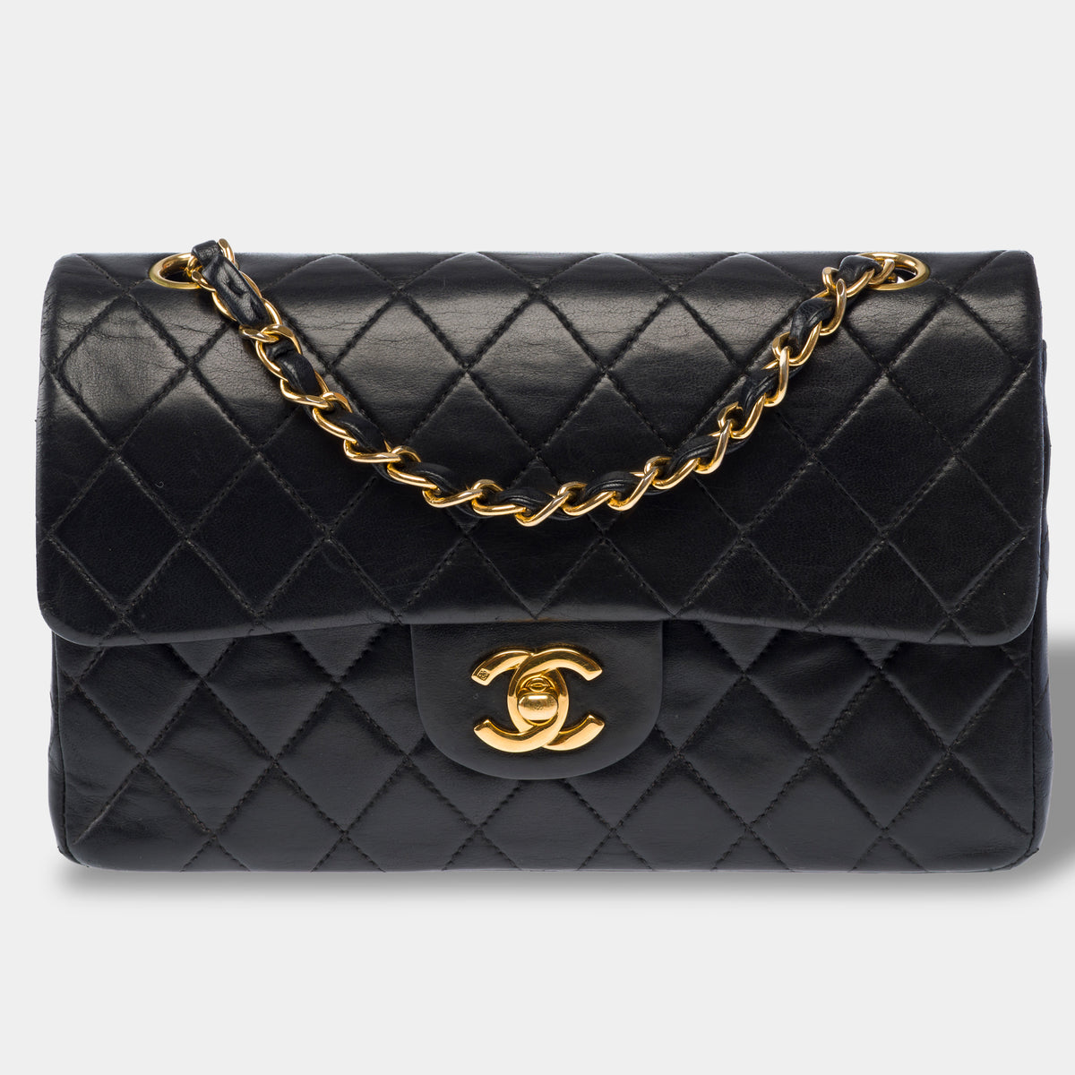 Sac CHANEL Timeless/Classique en Cuir Noir - 104060