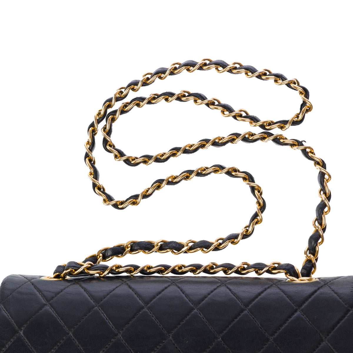Sac CHANEL Timeless/Classique en Cuir Noir - 104060