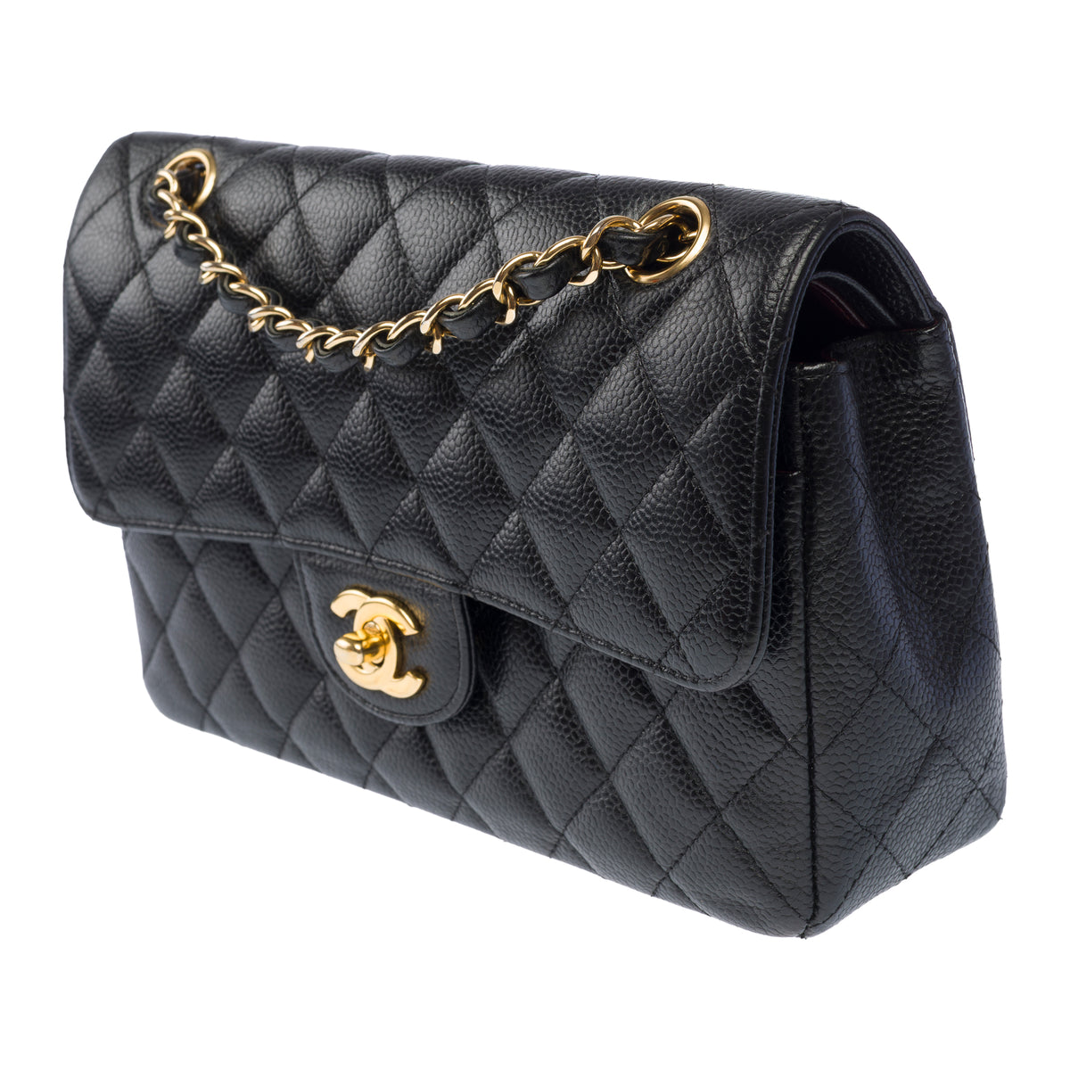 Sac CHANEL Timeless/Classique en Cuir Noir - 104051