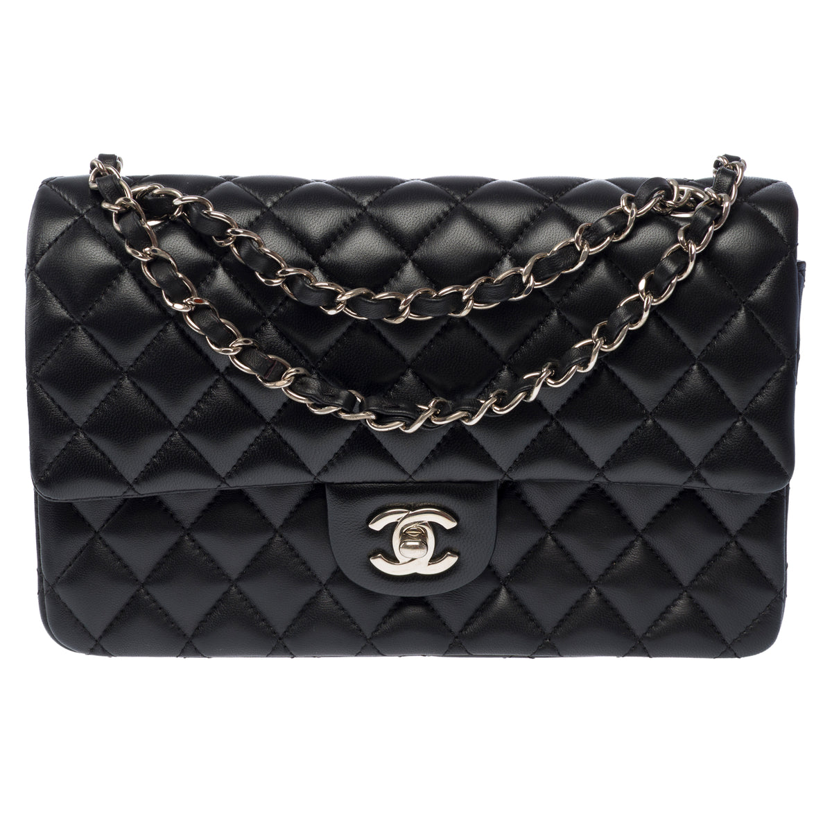 Sac CHANEL Timeless/Classique en Cuir Noir - 104061