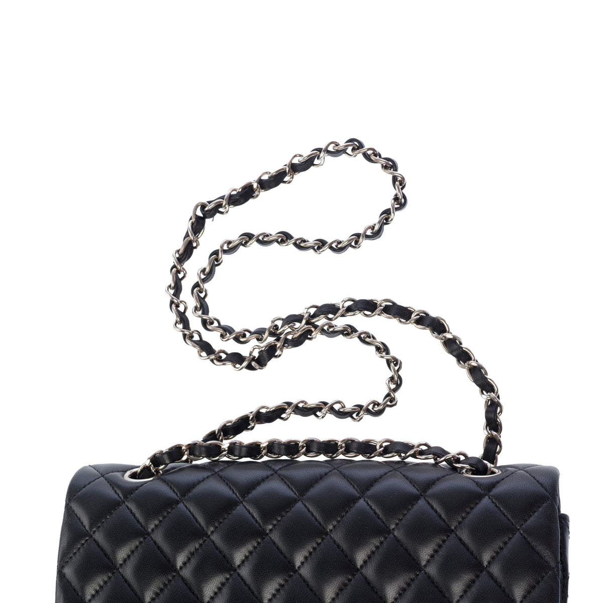 Sac CHANEL Timeless/Classique en Cuir Noir - 104061