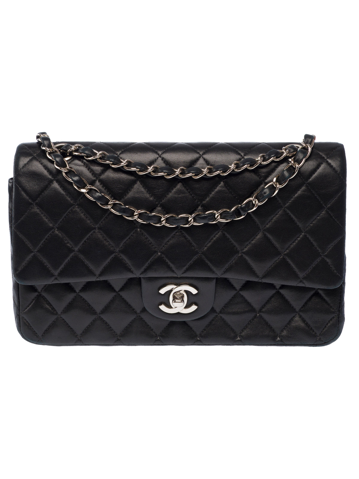 Sac CHANEL Timeless/Classique en Cuir Noir - 104063