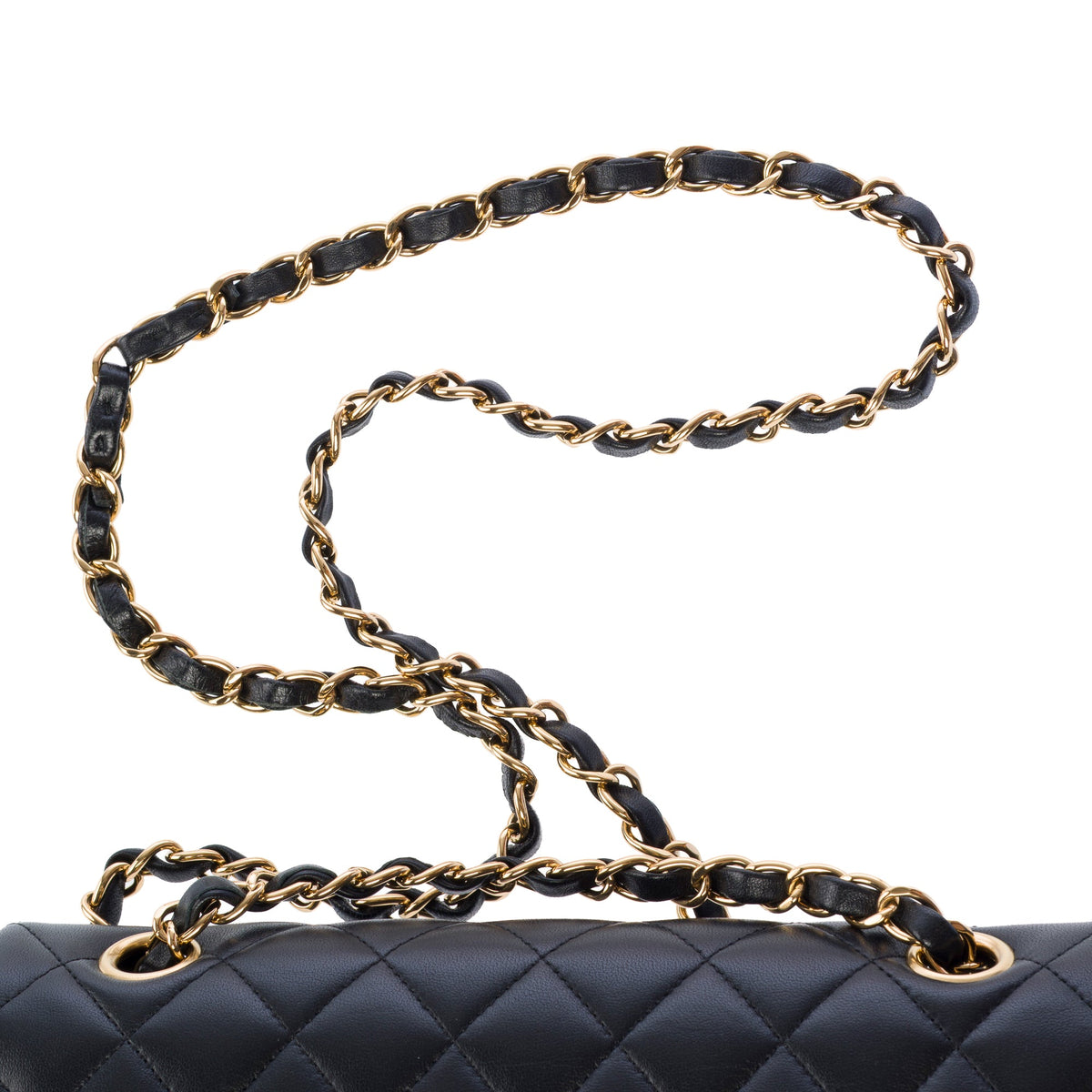 Sac CHANEL Timeless/Classique en Cuir Noir - 104068