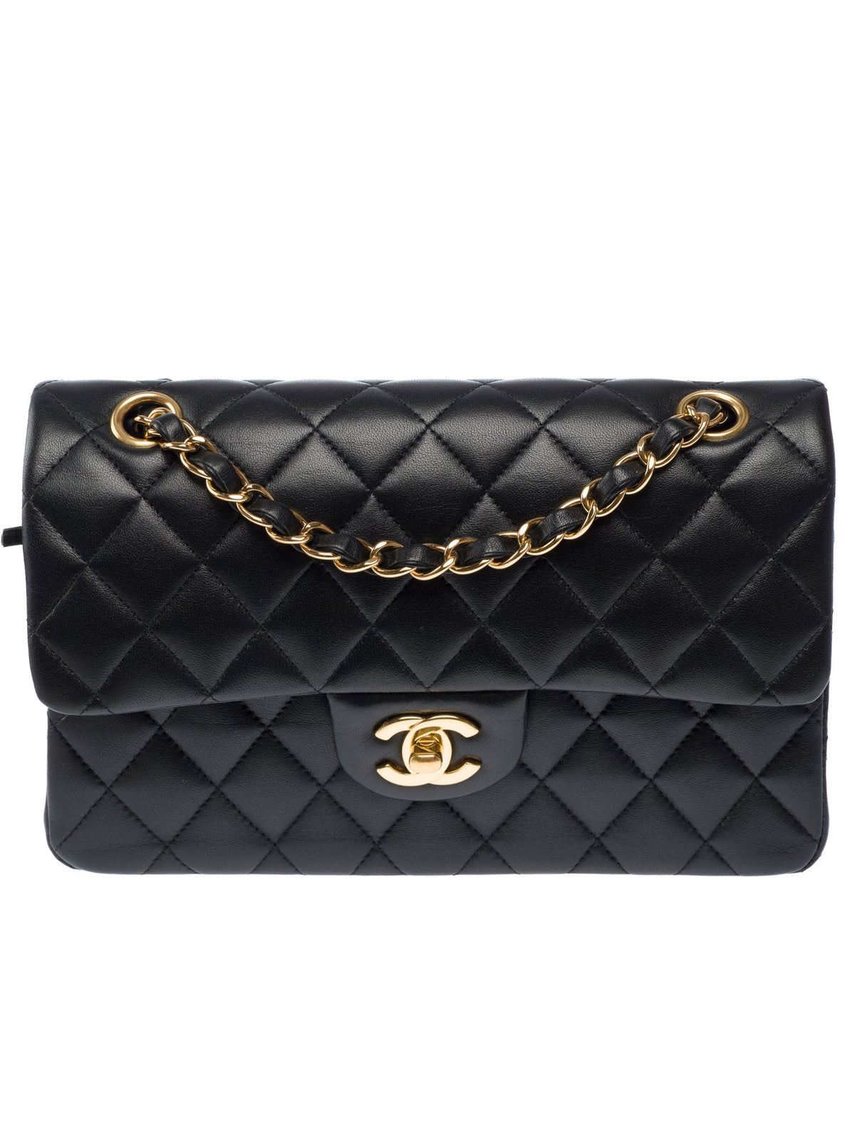 Sac CHANEL Timeless/Classique en Cuir Noir - 104068