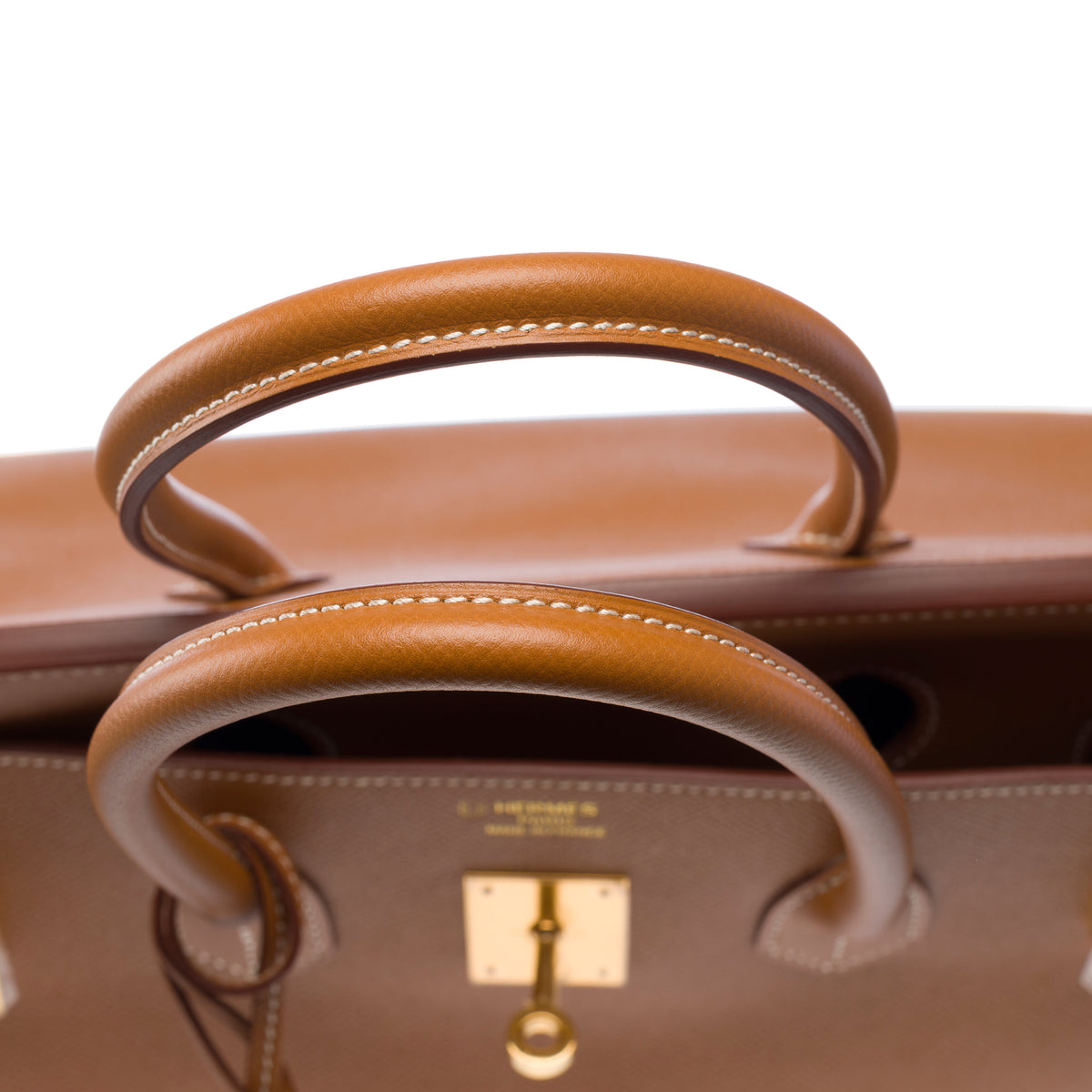 Sac HERMES Birkin 35 en Cuir Doré - 104078