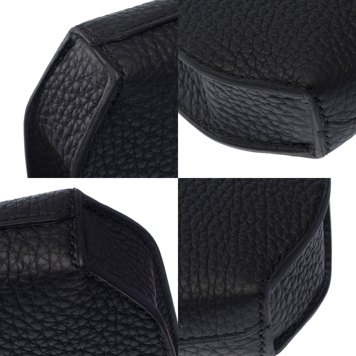Sac HERMES Sac a depeches en Cuir Noir - 104010
