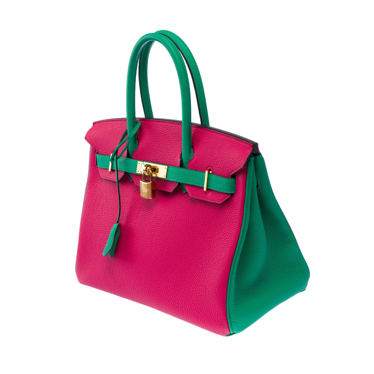 Sac HERMES Birkin 30 en Cuir Rose - 104079