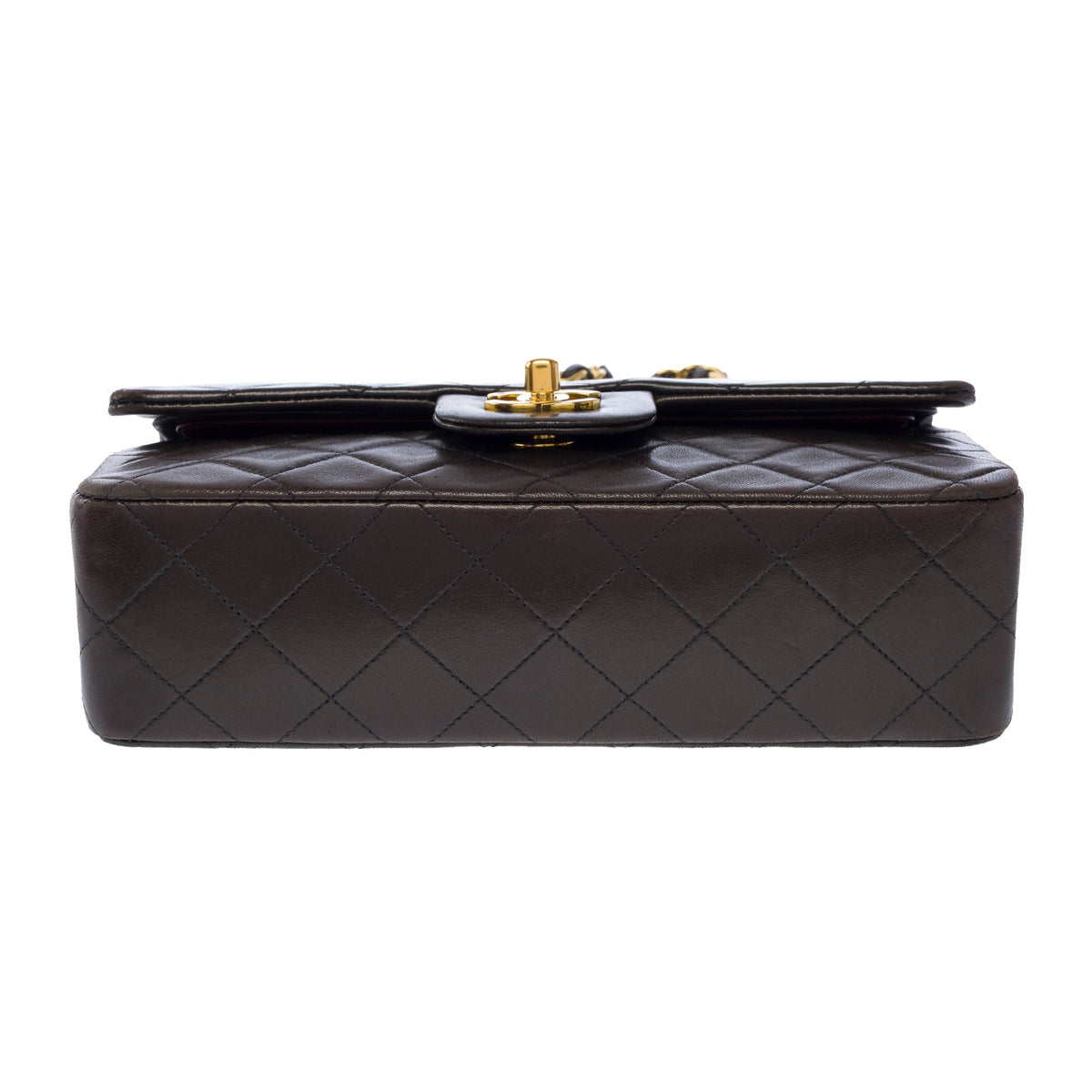 Sac CHANEL Timeless/Classique en Cuir Marron - 104056